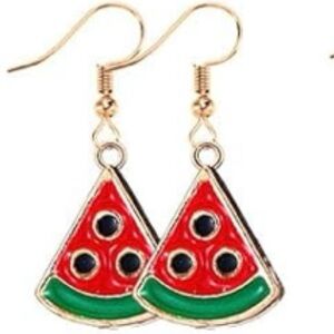Watermelon Slice Earrings